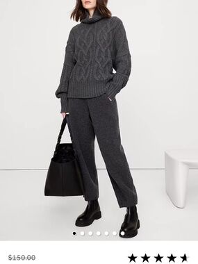 Banana Republic merino cotton barrel sweater pant